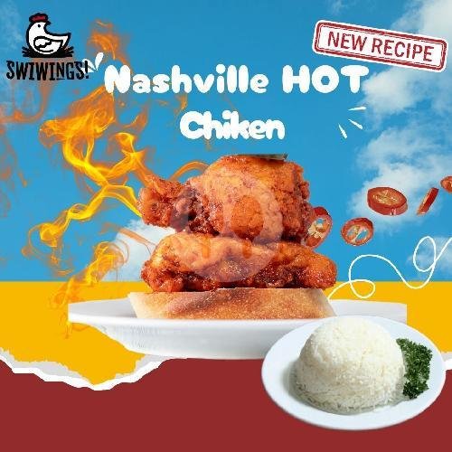 Chicken Katsu Burger menu Swiwings, Lowokwaru
