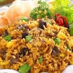 Magelangan(nasi + Mie + Telur) menu Burjo Pasundan, Klitren