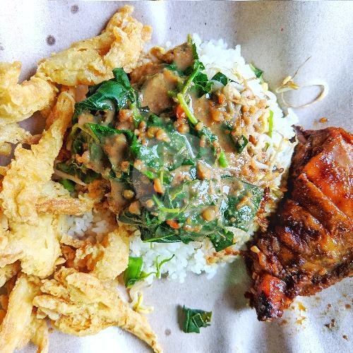 Nasi Pecel Jamur Paha Bakar menu Dapur Bunda, Kartasura