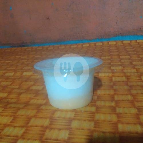Puding Susu Strawberi menu Sate Mang Entok, Pasirluyu