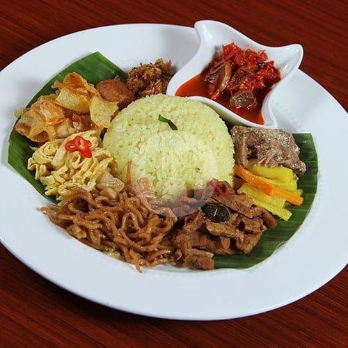 Nasi Langgi menu Citra Sari Resto, Seteran