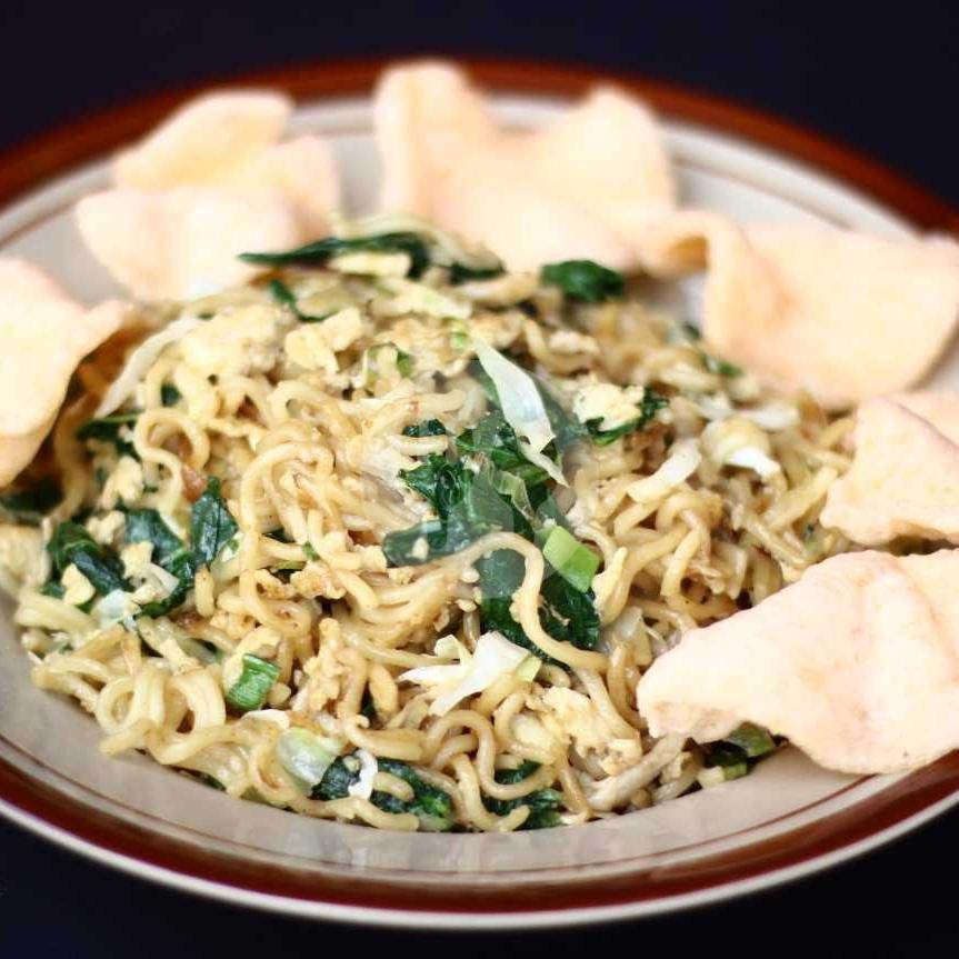 Gongso Ayam + Nasi menu Burjo Holic 2, Banyumanik