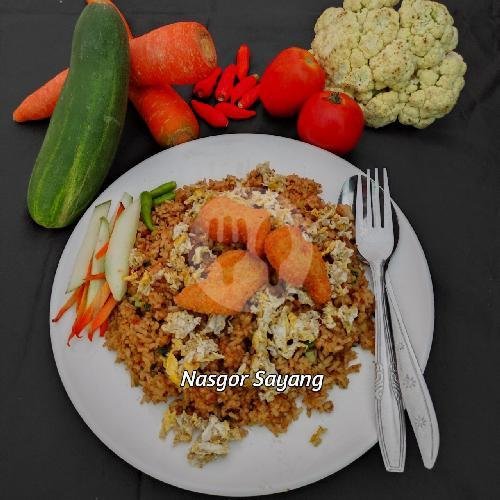 Nasgor Ati Ampela menu Nasi Goreng Sayang, Mojoroto