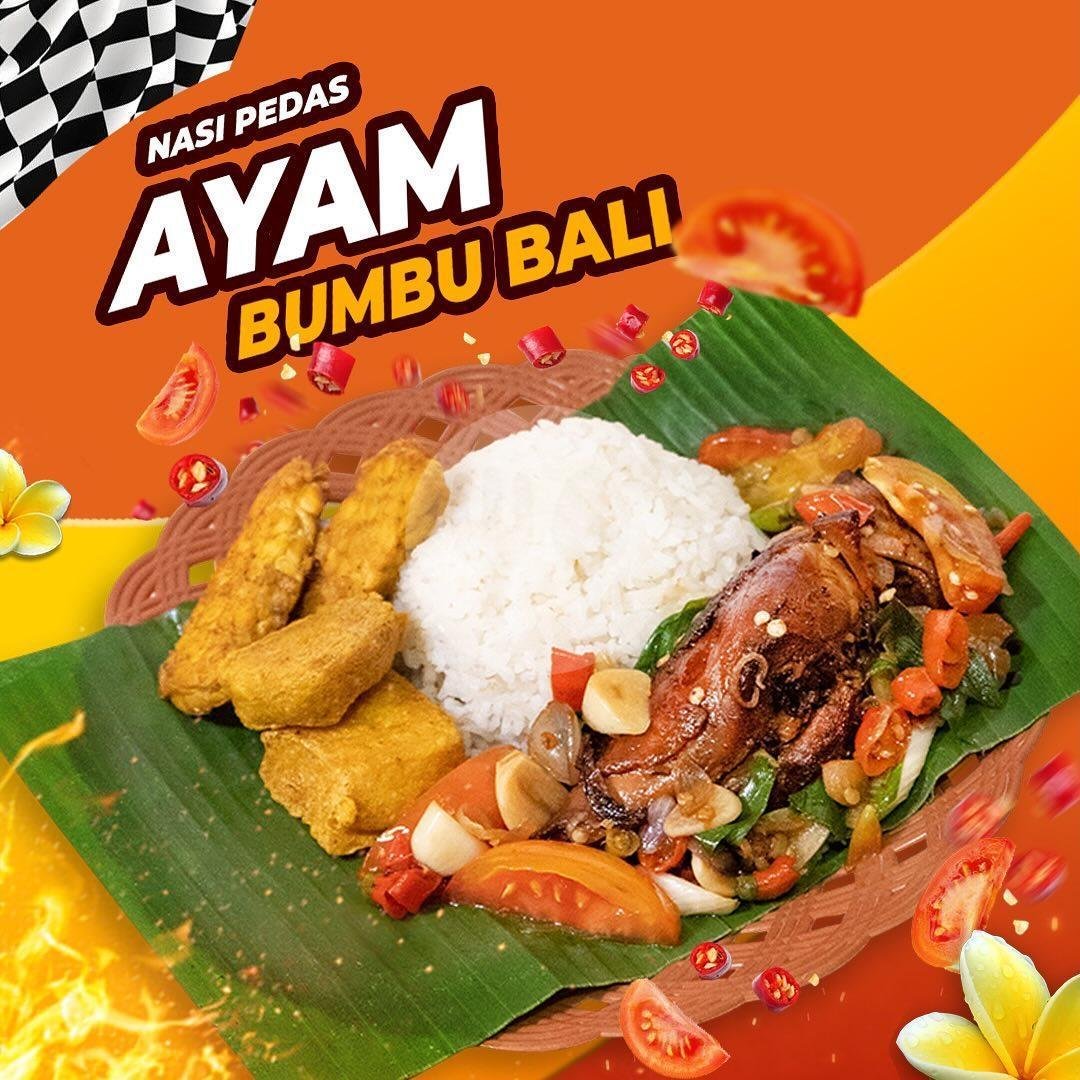 Nasi Putih menu Nasi Pedas Abang, Mojosongo