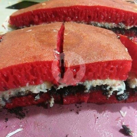 Martabak Manis Coklat Kacang Wijen menu Martabak Manis Alul Bangka, Cilangkap