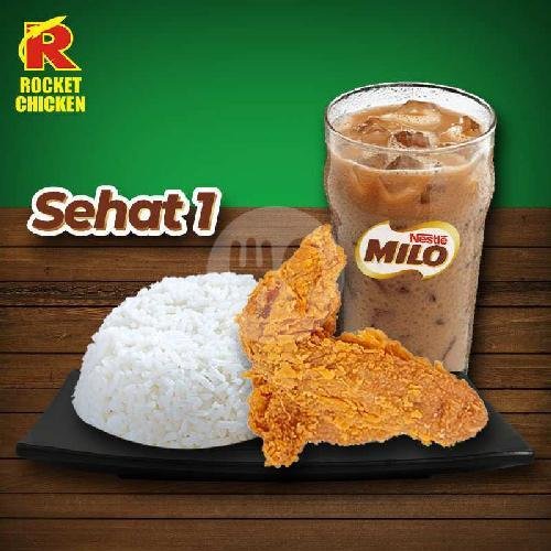 Geprek 1 menu Rocket Chicken, Ngadiluwih