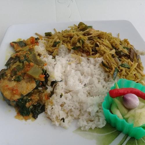 Nasi Cakalang Rabe menu Depot Manado Prilia, Sukun