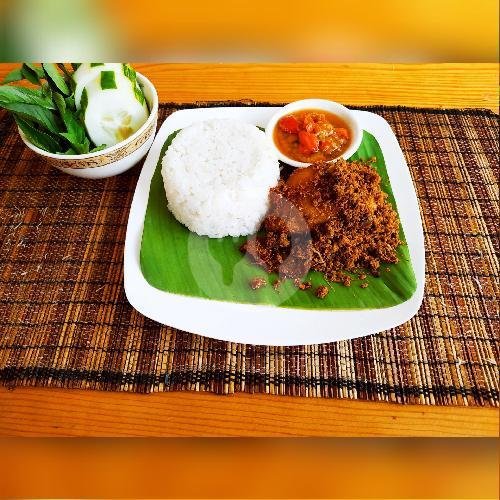 Ayam Tulang Lunak Bumbu Laos + Nasi menu Ayam Tulang Lunak Mbak Sari