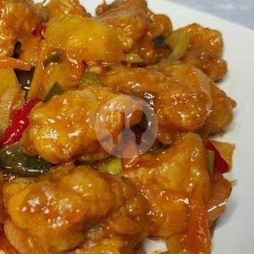 Ayam Goreng + Nasi Putih (gratis Es Teh Manis) menu Madurasa Caffe, Cibogo Bawah