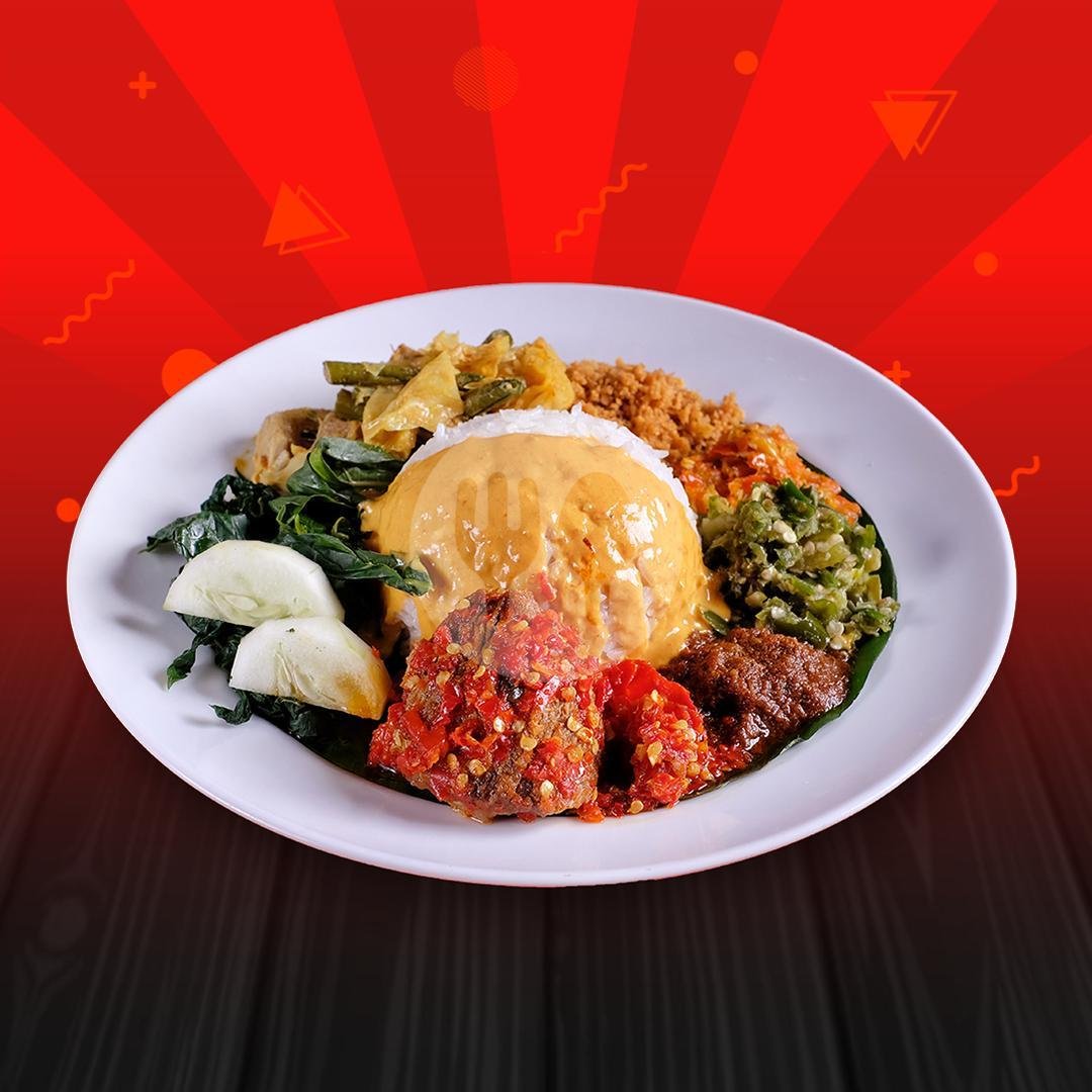 Nasi Ikan Balado menu Padang Legenda Kutai , Wonokromo