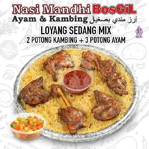 LOYANG SEDANG KAMBING menu Nasi Mandhi BOSGIL Condet, Cililitan