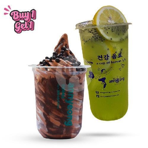 Buy 1 Chocoball Sundae Get 1 Yuzu Kiwi Tea Large menu Annyeong Milk & Fruits, Ujungberung