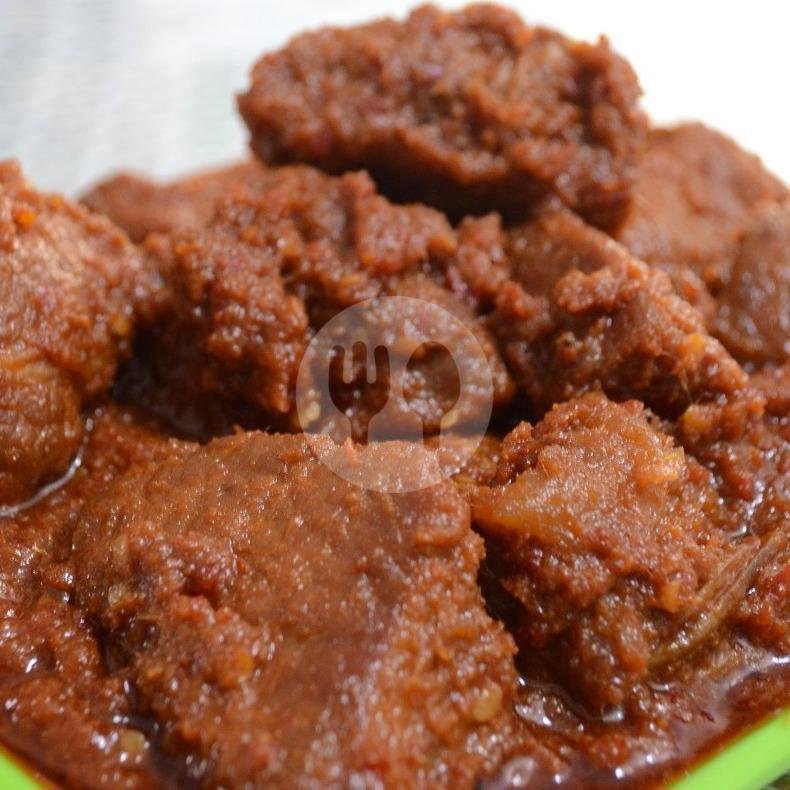 Nasi Rendang menu RM Duta Andalas Masakan Padang, Kusumanegara bonbin