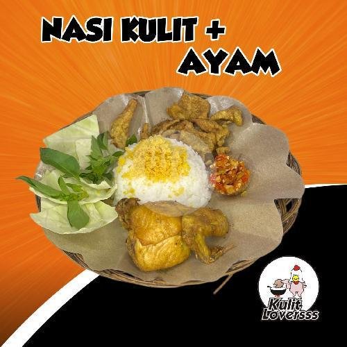 Nasi Kulit + Ayam menu Kulit Loversss, Slamet Riyadi Solo