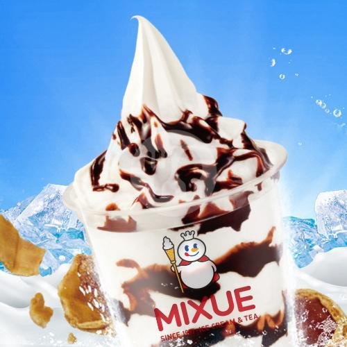 Berry Bean Sundae menu MIXUE TAMAN RATU