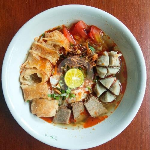 Soto Mie Risol menu Soto Mie Bogor Haur Jaya Sedap Segar, Masjid Darrusalam Raya