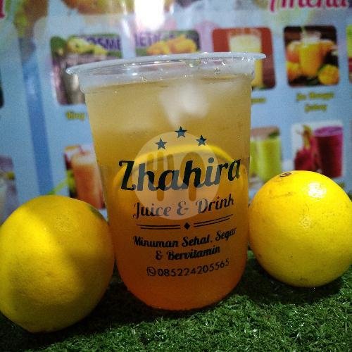 Strawberry Ice Tea menu Zhahira Drink & Juice, Kedawung
