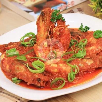 Kepiting/ Rajungan Saus Padang menu Nasi Goreng Dan Seafood, Zamzam Medan Seafood