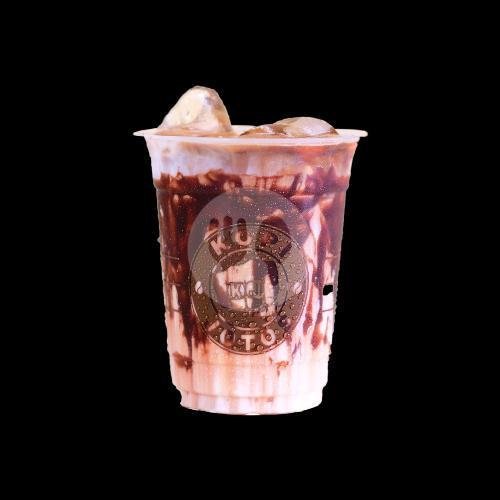 Kopi Susu Pisang menu Kopi Jotos, Jendral Sudirman