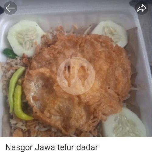 Nasgor Jawa Sosis menu Warung Pak Amir, Petemon