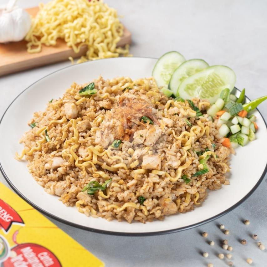 Nasi Goreng Pete menu Nasi Goreng Laki Bini, Pekayon