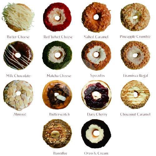 Premium Donuts 3pcs menu Nest Coffee & Donuts, Giwangan
