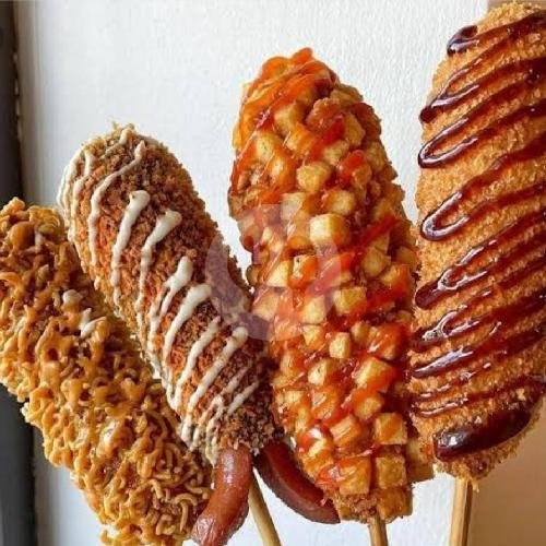 Corndog Mozarella Small menu Corndog & Garasi Boba By Dapur Uti, Lesanpuro