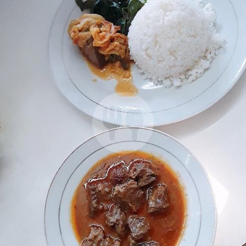 Nasi Kikil Sapi menu Rumah Makan Padang Roda Baru, Banteng