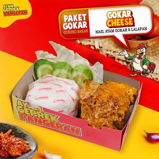 Paket Ayam Gokar Lava menu Ayam Geprek Pangeran, Katamso