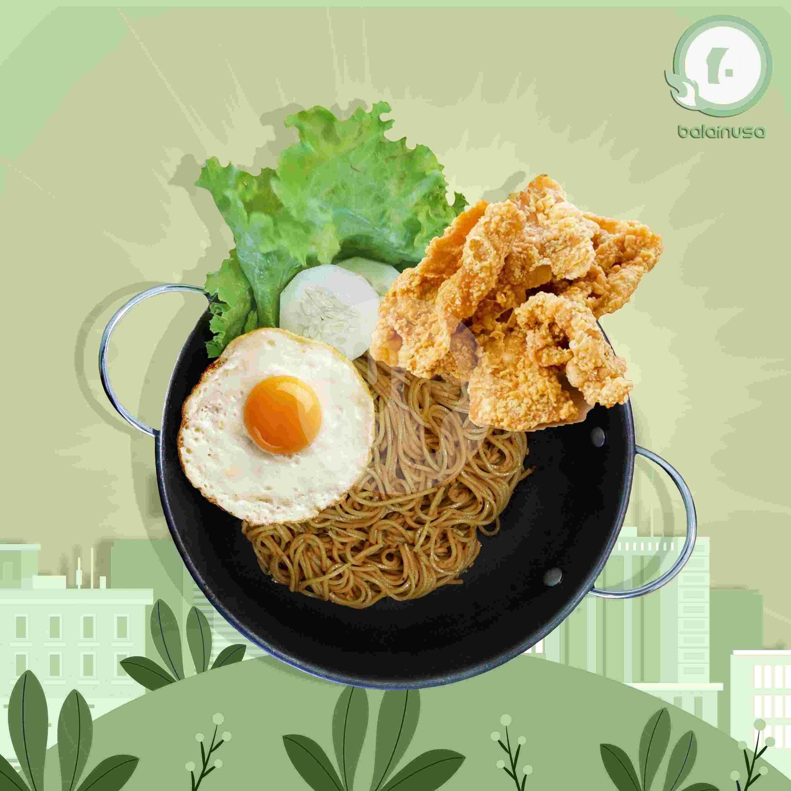 Mie Venus Sambal Bawang menu Balainusa, Plamongan Indah