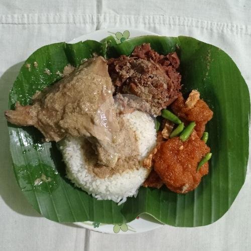 Nasi Gudeg Paha Atas menu Gudeg Pawon