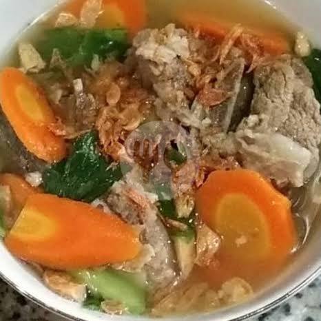 1 Kepiting Sedang Mix Hijau +Dara menu Rumah Kepiting Sari, Karangploso