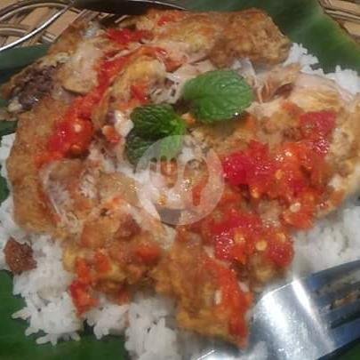 Terong Krispi Kriukz menu Ayam Geprek Jumbo Sakhira, Panda Utara