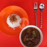 Tongseng Sapi + Nasi menu Warung Sate Mase, H Nawi