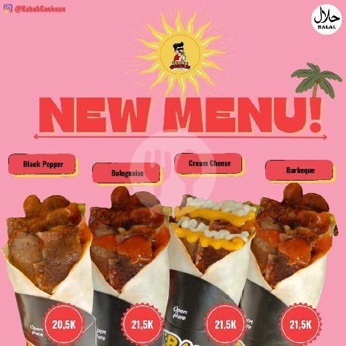 Kebab Jumbo Barbeque Sauce menu Kebab Gaskeun, Harapan Jaya