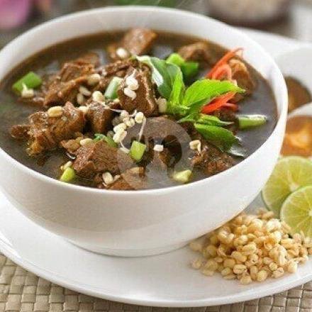 PaHe Nasi Rawon Daging Sapi + Es Teh menu De Chicken 