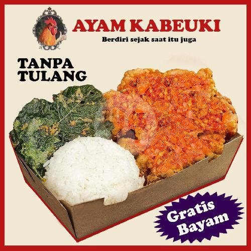 Nasi + Ayam Geprek Sambal Korek + Toping menu Ayam Kabeuki, Geprek, Dago