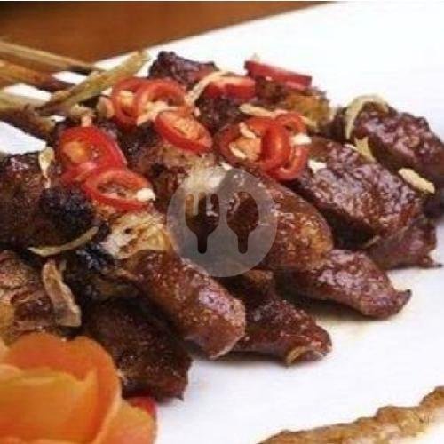 Sate Ayam 10 Tusuk Bumbu Kacang menu Sate Gule Holis H. Roni, Bandung Kulon