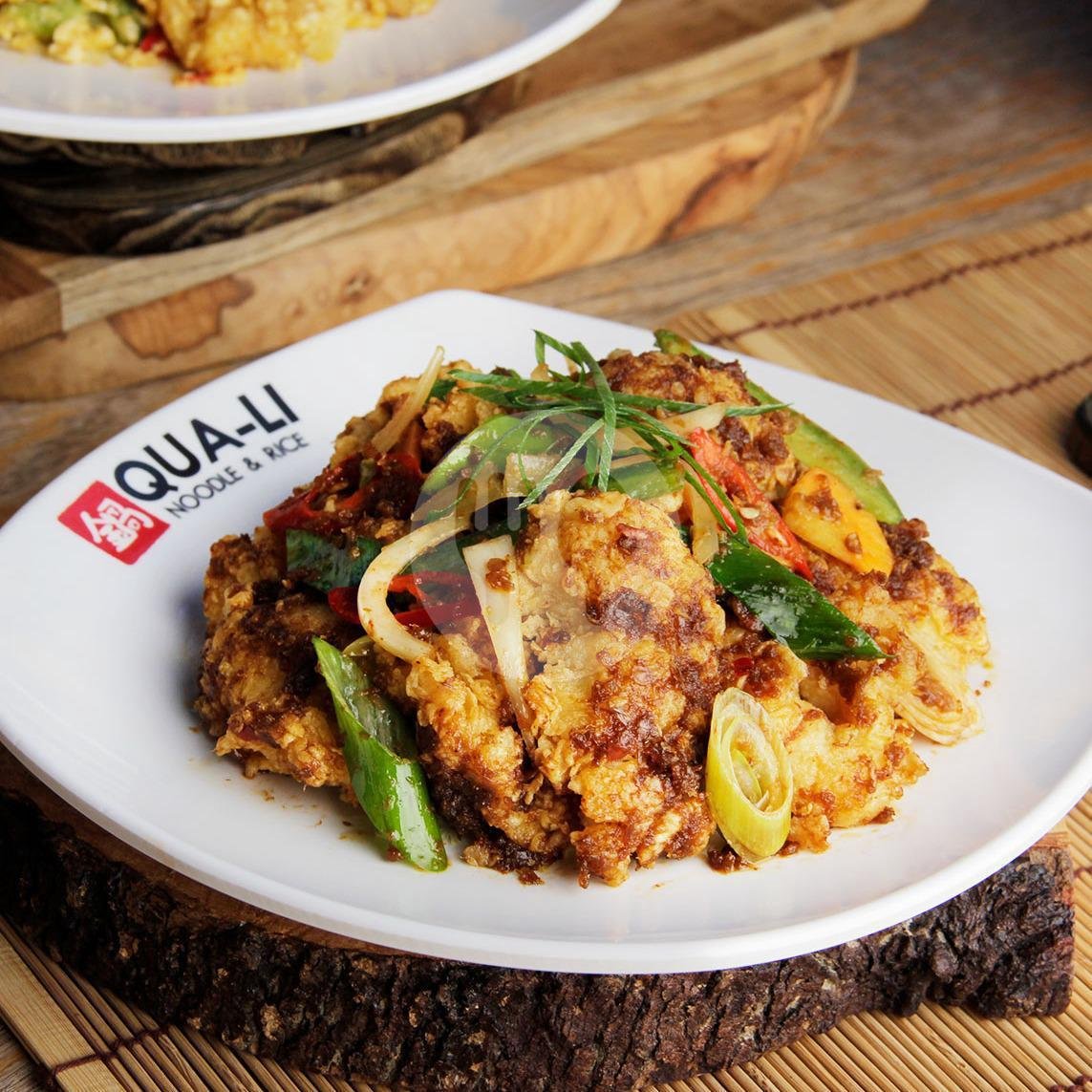 Kakap Goreng Sauce Xo menu Qua-Li Noodle and Rice, Plaza Ambarrukmo