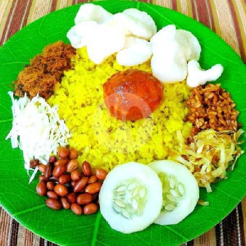 Naskun Telur Balado menu Yellow Nasi Kuning & Lontong Opor, Selokan Mataram