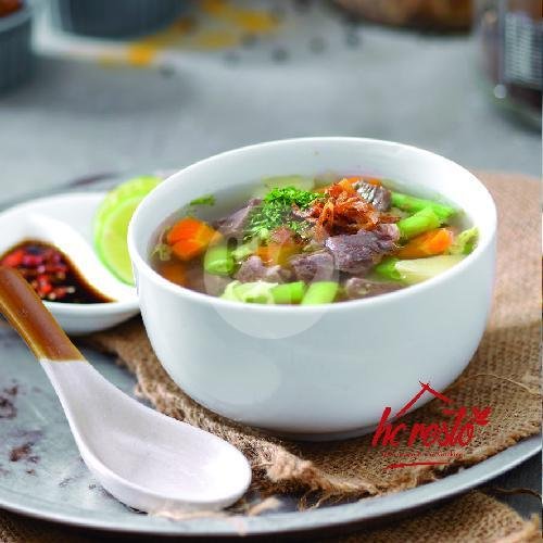 Sop Iga menu HC Resto, Gubeng