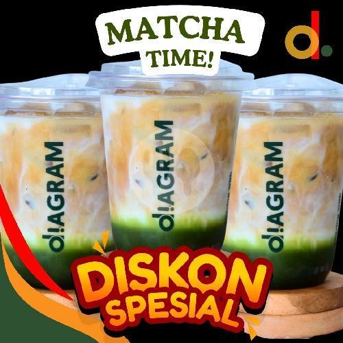 Paket Hemat Ber-3 Matcha (Kemasan Cup) menu Diagram Coffee, Telekomunikasi