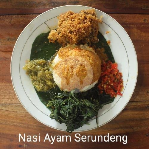 Nasi Ayam Serundeng menu Rumah Makan Dan Sate Padang Uni Afdal, Kasihan