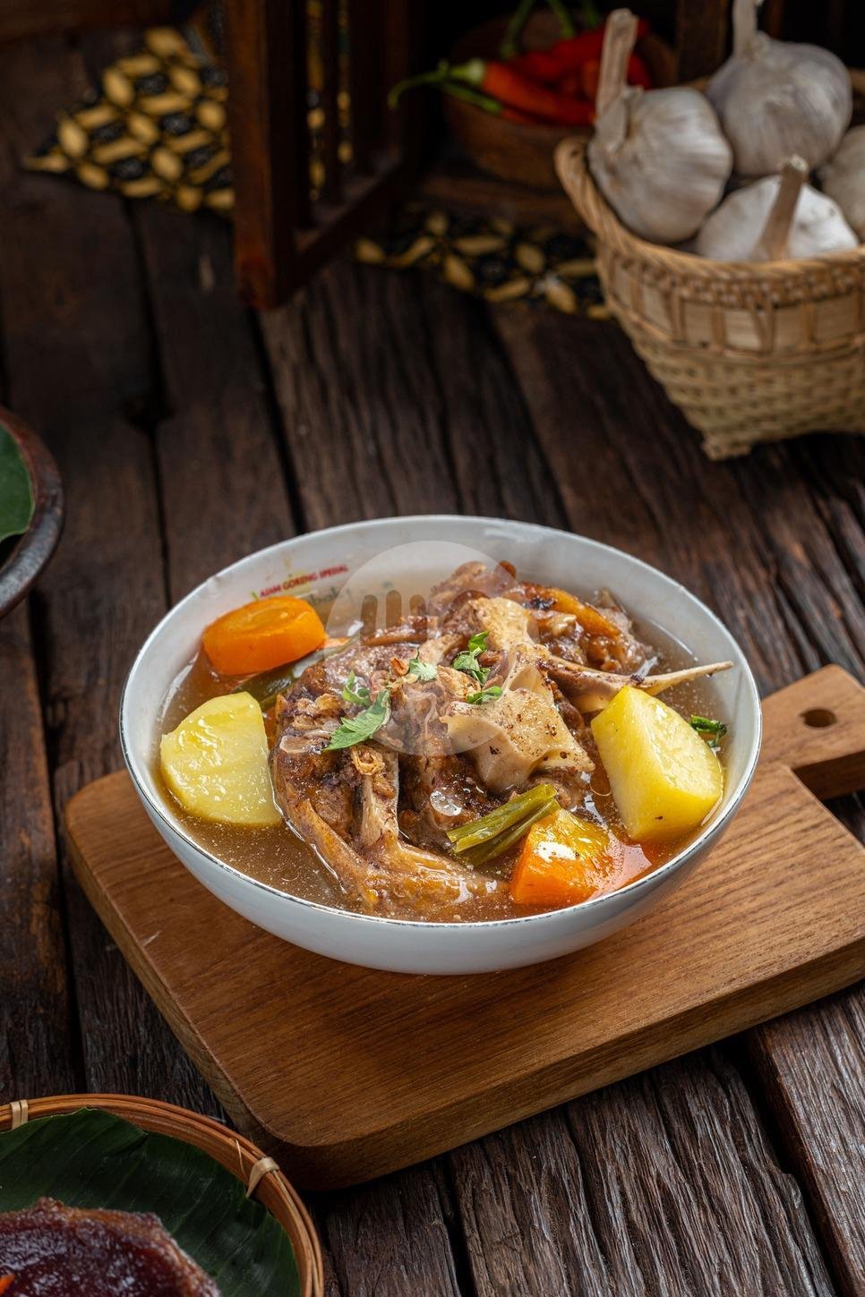 Empal Goreng Penyet Sambel menu Lombok Idjo - Karang Anyar - Ayam Goreng Spesial Lombok Ijo