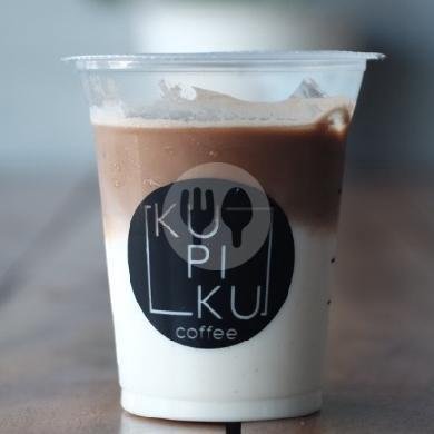 Es Kopi Susu Hazelnut menu Kupiku Coffee, Umbulharjo