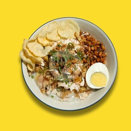 Bubur Ayam Ati Ampela menu Bubur Ayam Mang Andi Tea, Banteng