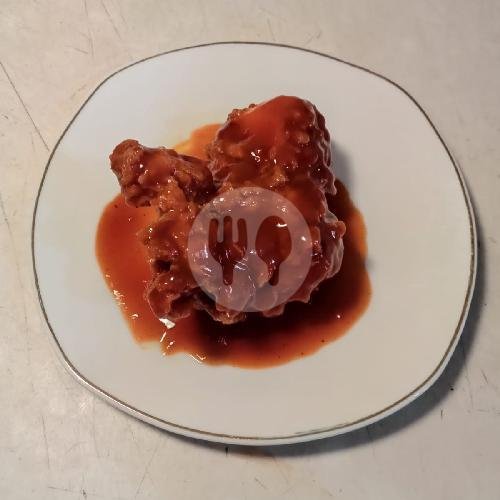 Ayam Level + Nasi menu DF ayam Geprek