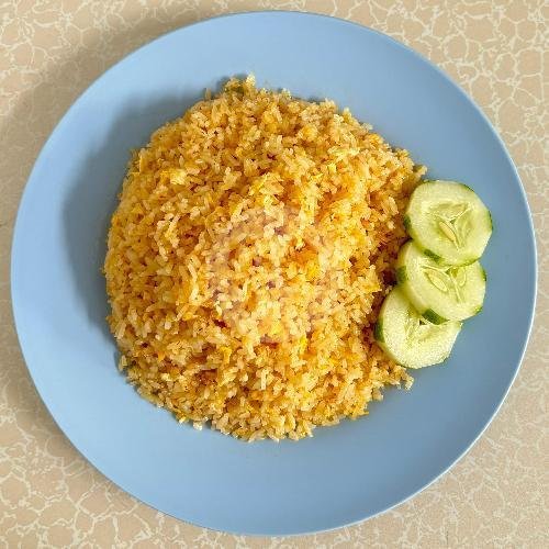 Nasi Putih menu Nasgor Ayam Geprek Bu Rara, De Saxophone