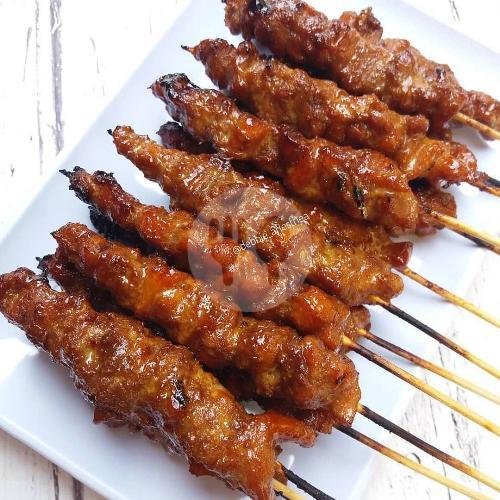 10 Tusuk Sate Asin Pedas Jumbo menu Sate Ayam Antapani Bang Harno