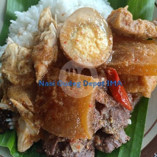 Nasi Empal Udang Khas Madura menu Depot Ima, Waru